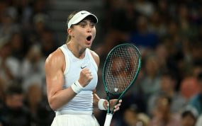 Paula Badosa durante el Open de Australia 2025.