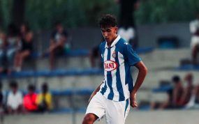 Joel Pleguezuelos, en un partido con el Espanyol.