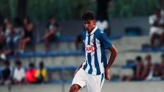Joel Pleguezuelos, en un partido con el Espanyol.