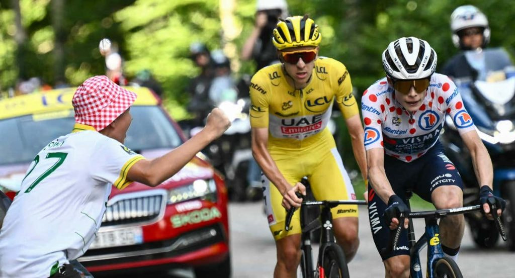 Jonas Vingegaard y Tadej Pogacar, en el pasado Tour de Francia.