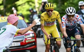 Jonas Vingegaard y Tadej Pogacar, en el pasado Tour de Francia.