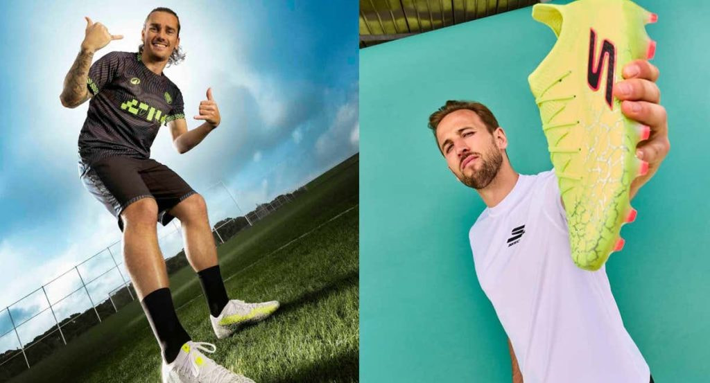 Griezzman con Decathlon y Kane con Skechers.