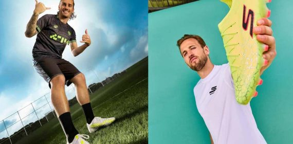 Griezzman con Decathlon y Kane con Skechers.