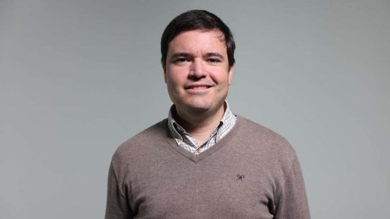 Ramón Álvarez de Mon, en las oficinas de Relevo.