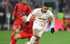El jugador del RB Leipzig Benjamin Henrichs.