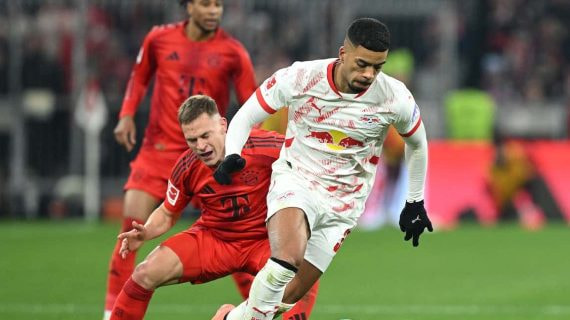 El jugador del RB Leipzig Benjamin Henrichs.