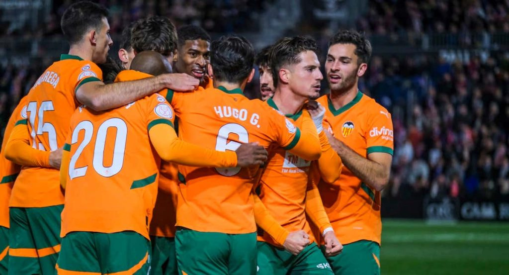El Valencia fue el último equipo en lograr su pase para los octavos de final de la Copa del Rey.