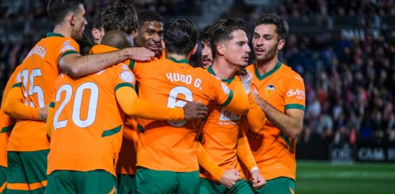 El Valencia fue el último equipo en lograr su pase para los octavos de final de la Copa del Rey.