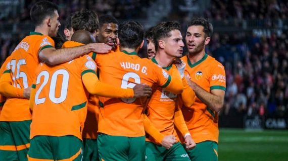 El Valencia fue el último equipo en lograr su pase para los octavos de final de la Copa del Rey.