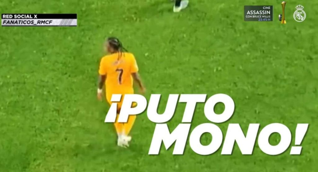 El Real Madrid denuncia insultos racistas como este («puto mono») a Vinicius en Mestalla.