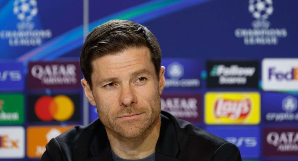 Xabi Alonso, en su conferencia de prensa previa al partido ante el Atlético.