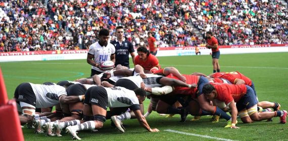 España vs Fiji en Zorrilla el pasado mes de noviembre de 2024.