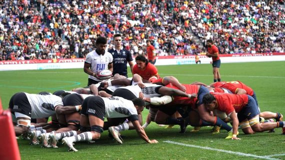 España vs Fiji en Zorrilla el pasado mes de noviembre de 2024.