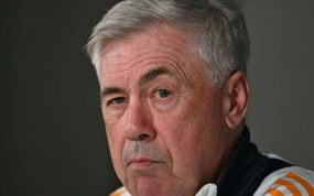 Carlo Ancelotti durante una rueda de prensa.