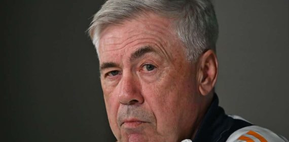 Carlo Ancelotti durante una rueda de prensa.