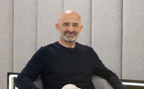 Antonio Lobato, durante su charla con Relevo en DAZN.
