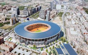 El proyecto del nuevo Mestalla, que sigue aumentando sus opciones de ser sede mundialista en 2030.