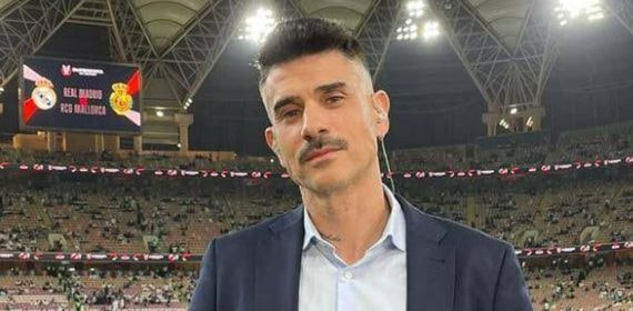 Álvaro Benito, antes de un partido de la pasada Supercopa.