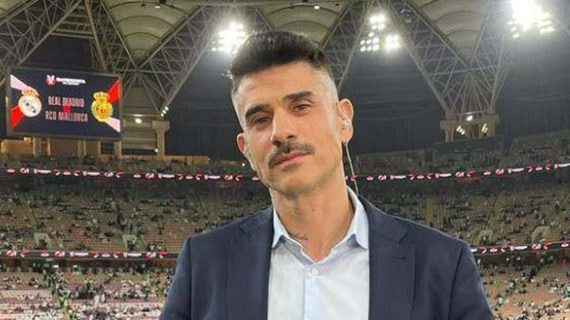 Álvaro Benito, antes de un partido de la pasada Supercopa.