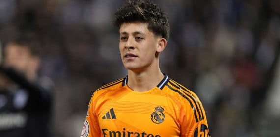 Arda Güler, durante el Leganés-Real Madrid.