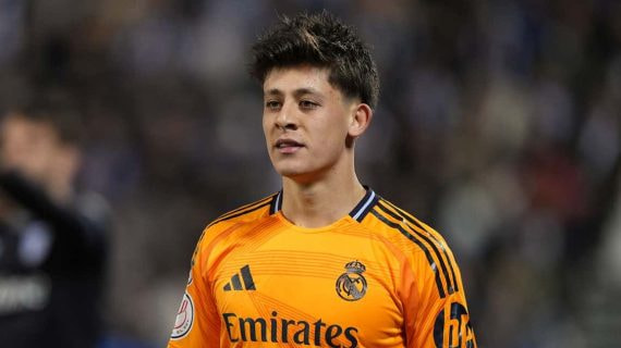Arda Güler, durante el Leganés-Real Madrid.