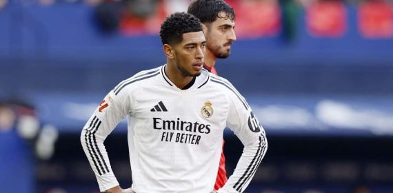 Jude Bellingham, en el partido ante Osasuna.