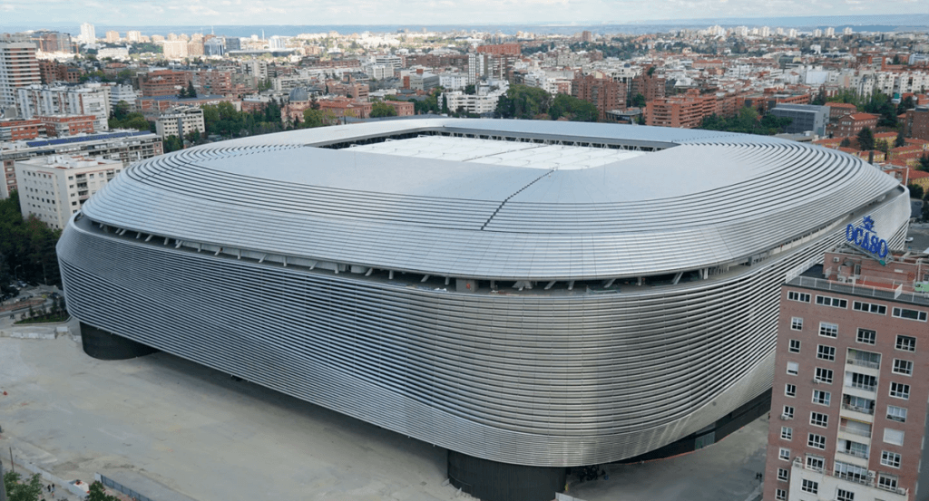 Estadio Santiago Bernabéu.