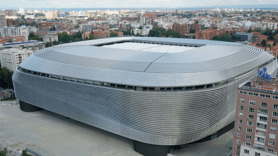Estadio Santiago Bernabéu.