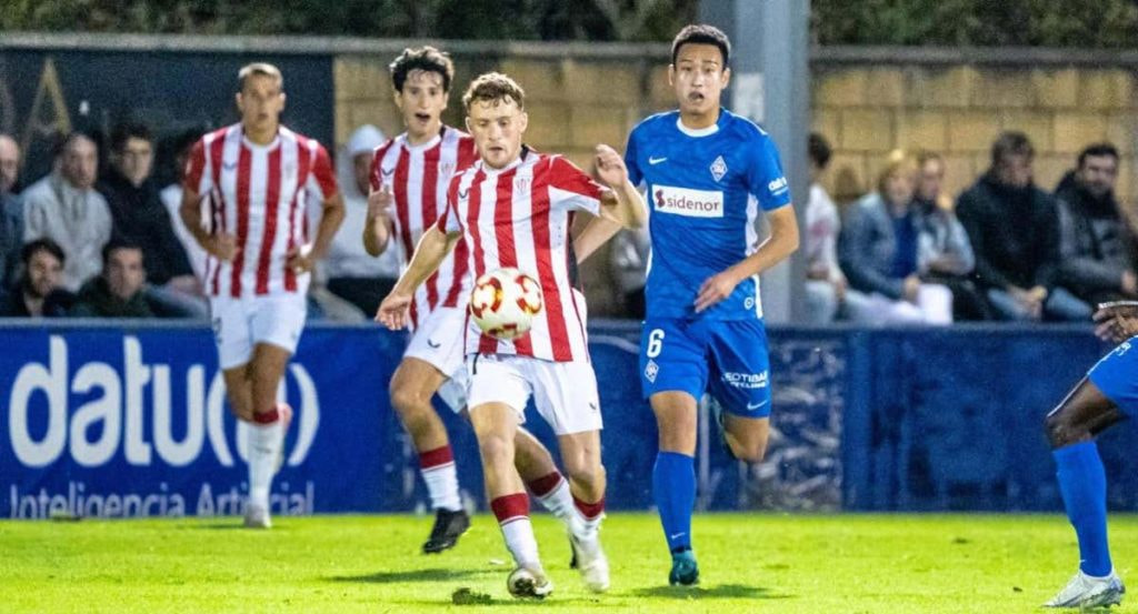 Buján, durante un partido con el Bilbao Athletic.