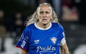 Robert Carmona, en uno de los partidos que ha jugado en su carrera deportiva.