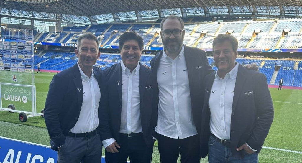 Algunos de los comentaristas de LaLiga Movistar.