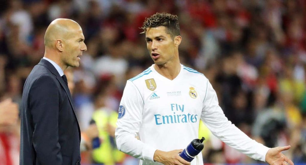 Cristiano Ronaldo, en un partido con el Real Madrid.