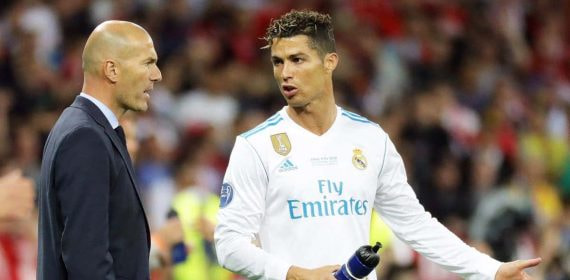 Cristiano Ronaldo, en un partido con el Real Madrid.
