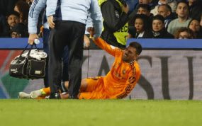 Dani Ceballos, lesionado en Anoeta.
