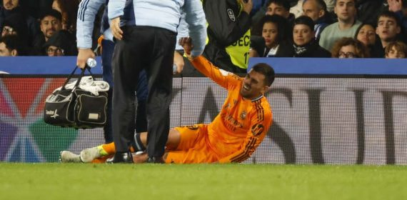 Dani Ceballos, lesionado en Anoeta.