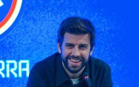 Gerard Piqué en rueda de prensa.