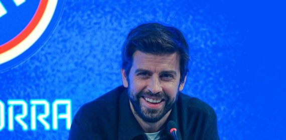 Gerard Piqué en rueda de prensa.