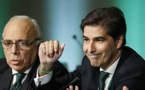 El presidente del Betis, Ángel Haro.