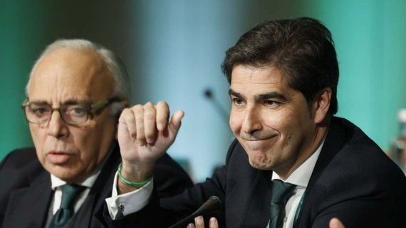El presidente del Betis, Ángel Haro.