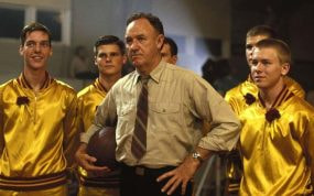 Gene Hackman como el entrenador Norman Dale.