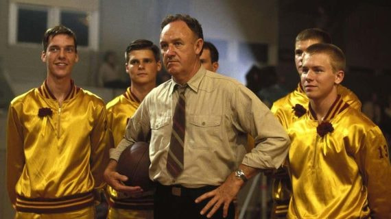 Gene Hackman como el entrenador Norman Dale.