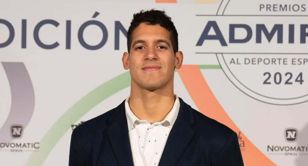 Hugo González, durante los Premios Admiral.