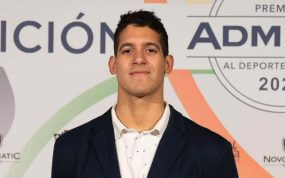 Hugo González, durante los Premios Admiral.