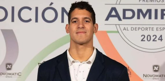 Hugo González, durante los Premios Admiral.