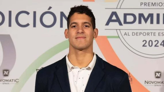 Hugo González, durante los Premios Admiral.