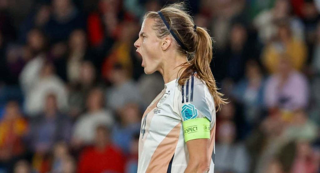 Irene Paredes lamentando una ocasión.