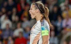 Irene Paredes lamentando una ocasión.