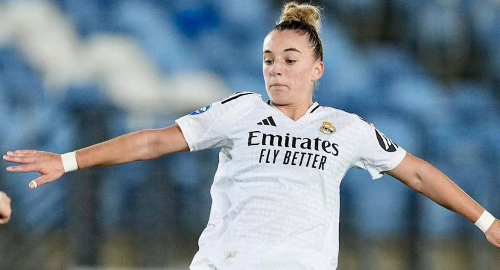 Irune Dorado, jugadora del Real Madrid, debuta con el primer equipo Real Madrid ante el Espanyol en el estadio Alfredo Di Stéfano.