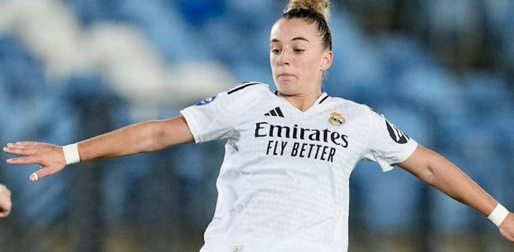 Irune Dorado, jugadora del Real Madrid, debuta con el primer equipo Real Madrid ante el Espanyol en el estadio Alfredo Di Stéfano.