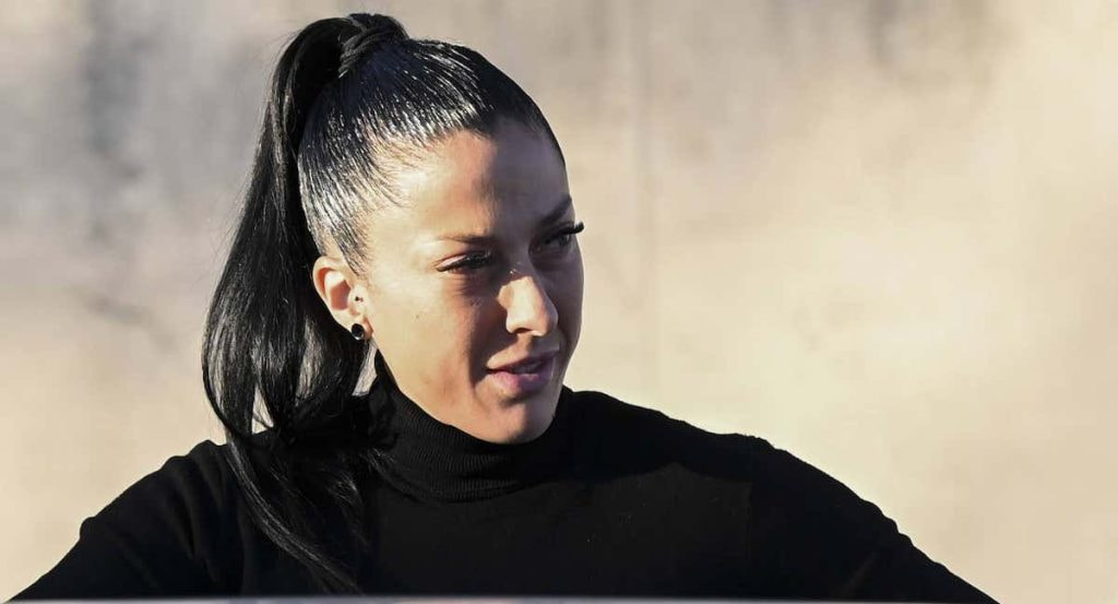 Jenni Hermoso, jugadora de la Selección, llega a la Audiencia Nacional para declarar en el juicio del 'Caso Rubiales'.
